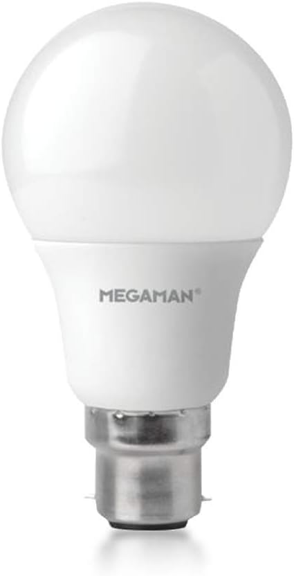 Megaman LED Light Bulb 142582 Dimmable RichColour R9 GLS Style Classic Opal LED Light Bulb B22 Bayonet 2800K Warm White 13.3W 1055lm A+ Rating 25000 Hours Estimated Life