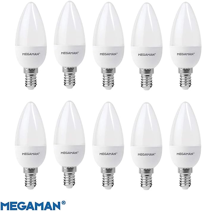 Megaman 5.5W RichColour LED Candle Dimmable Opal E14 SES 4000K 470 Lm - 10pack