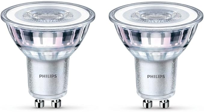 Pack of 2 x Philips Corepro LED 3.5W (35W) GU10, Bulb, 4000K Cool White, 36 Degree, Non Dimmable - 2pack