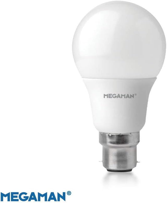 Megaman LED Light Bulb 142582 Dimmable RichColour R9 GLS Style Classic Opal LED Light Bulb B22 Bayonet 2800K Warm White 13.3W 1055lm A+ Rating 25000 Hours Estimated Life